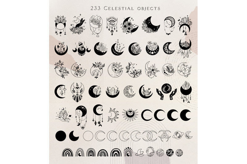 mystical-floral-moon-and-stars-svg-png-set