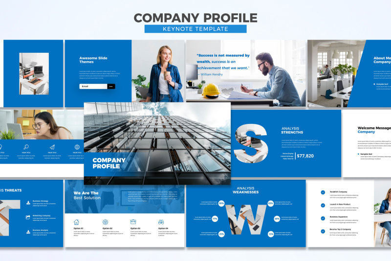 company-profile-keynote-template
