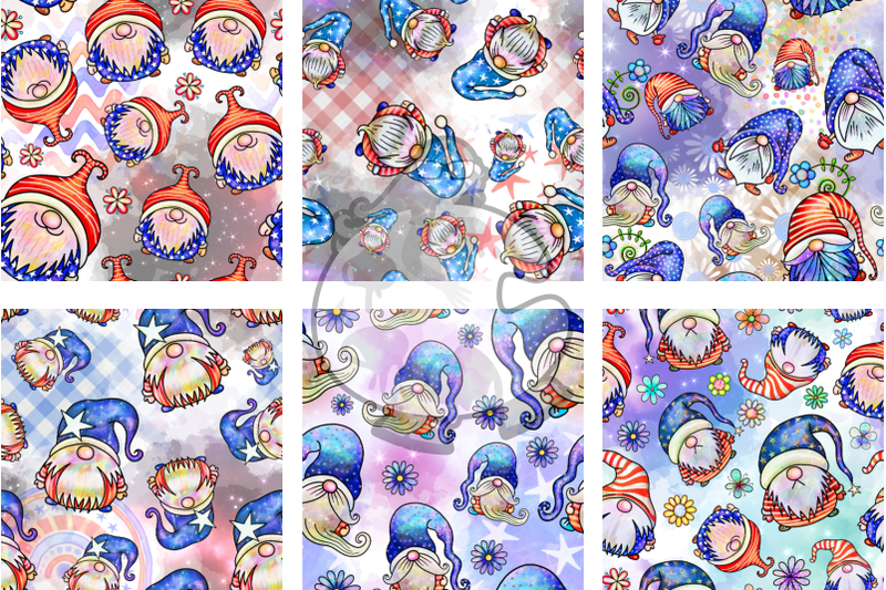 seamless-patriotic-gnome-pattern-papers