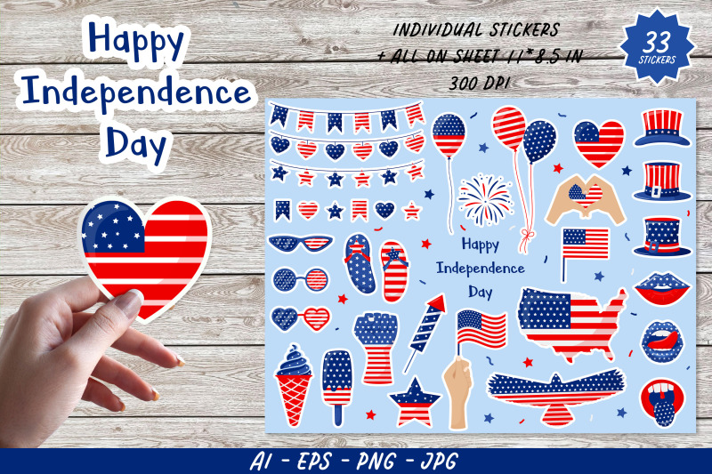 happy-independence-day-decorative-stickers-png