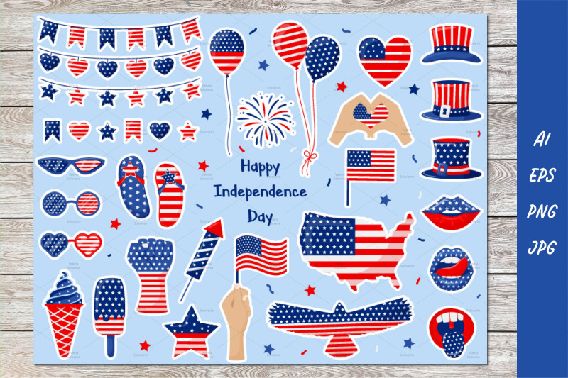 happy-independence-day-decorative-stickers-png