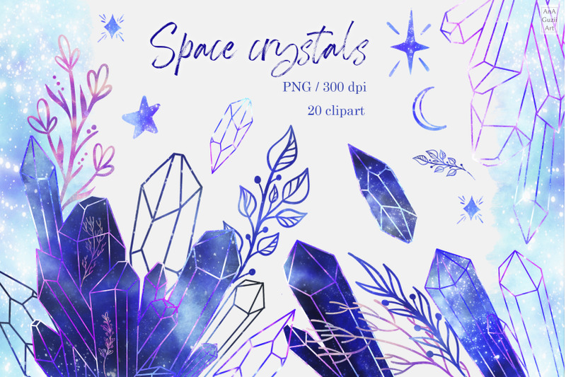 watercolor-space-crystals-clipart