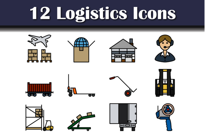 logistics-icon-set