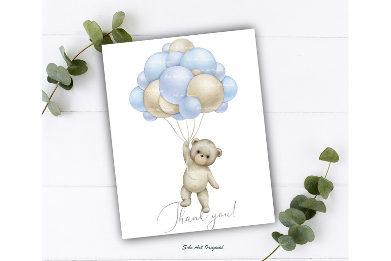 teddy-bear-clipart-airballoons-baby-boy-shower-blue-clipart-animals