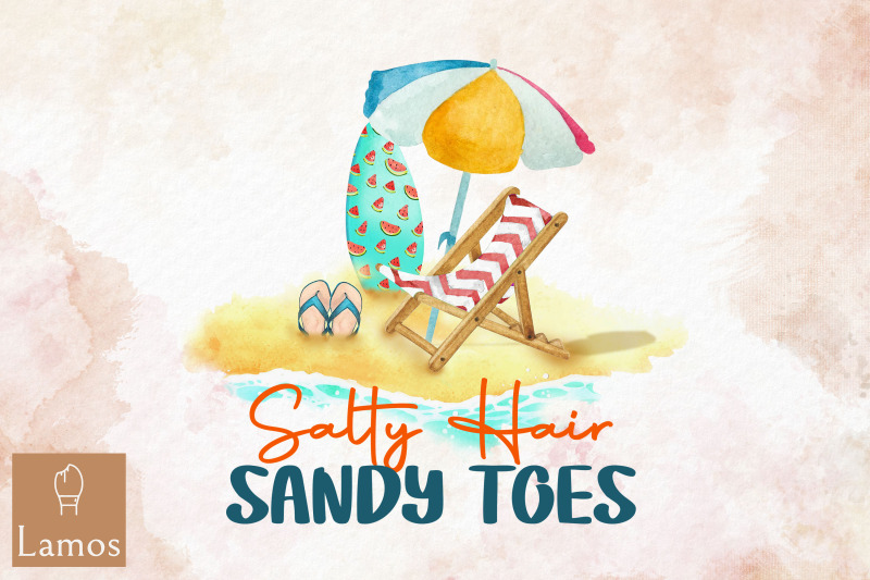 salty-hair-sandy-toes-beach-summer-png