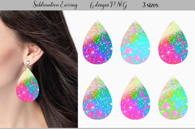 abstraction-teardrop-earring