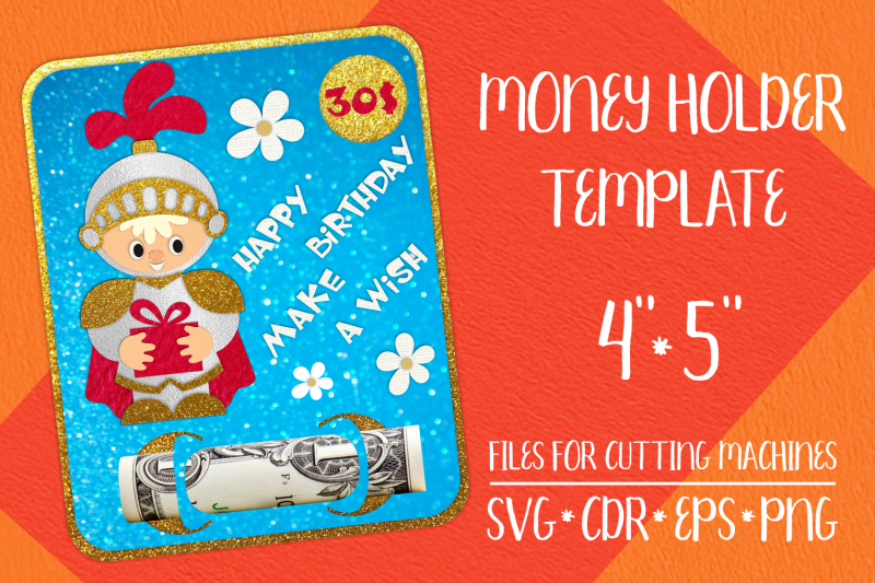 knight-birthday-card-money-holder-template