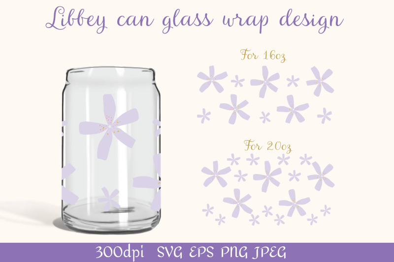 beer-can-glass-wrap-design-16oz-australian-flowers-svg