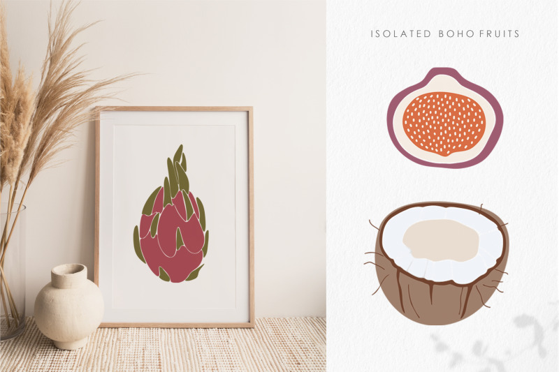 boho-fruits-clipart