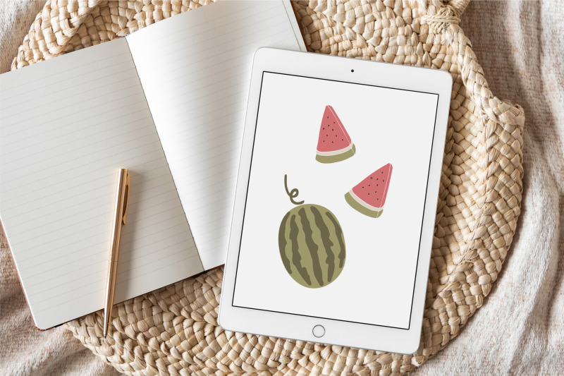 boho-fruits-clipart