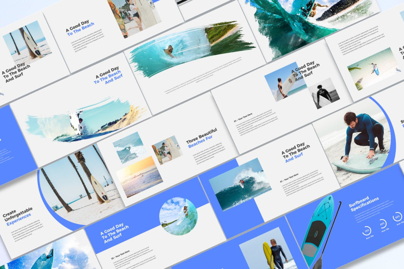 surfing-google-slides-template