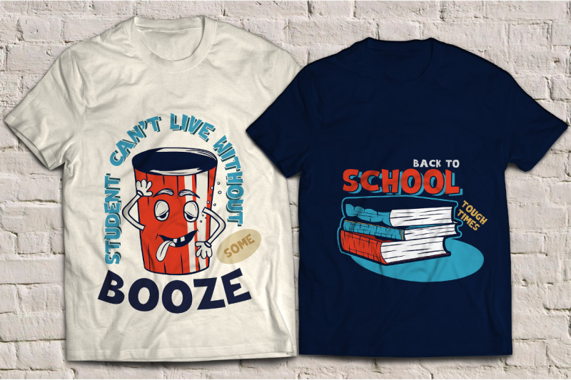 pencil-box-font-6-t-shirt-designs