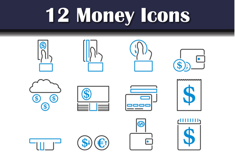 money-icon-set