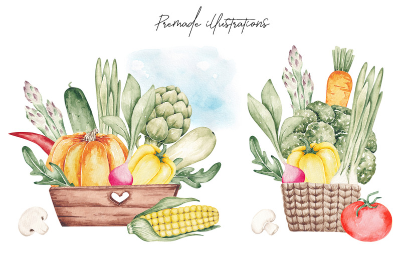 watercolor-set-quot-fresh-vegetables-quot