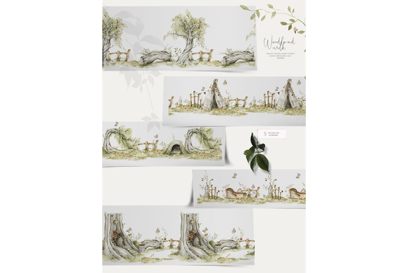 woodland-baby-animals-field-flowers-clipart