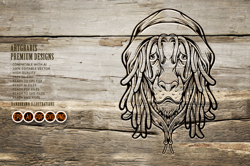 lion-head-cool-rasta-with-hat-reggae-silhouette-svg