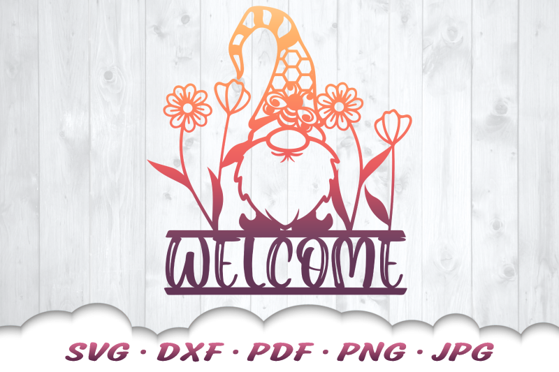 honey-bee-gnome-svg-floral-welcome-sign-svg-files
