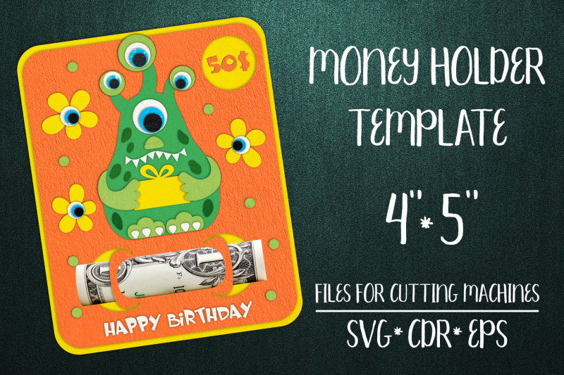 monster-birthday-card-money-holder-template