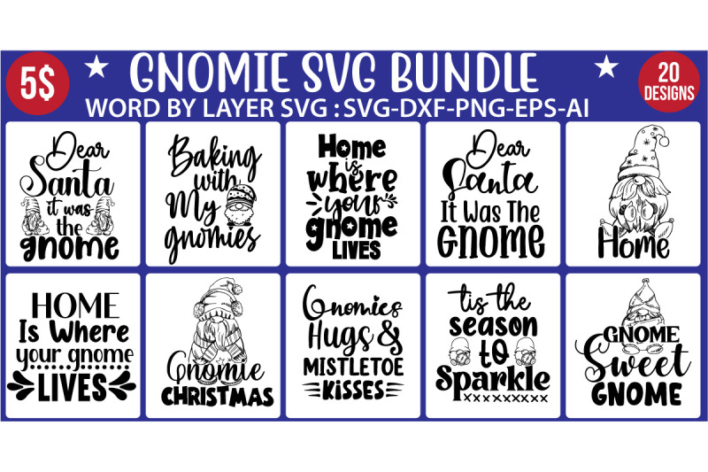 gnomies-svg-bundle