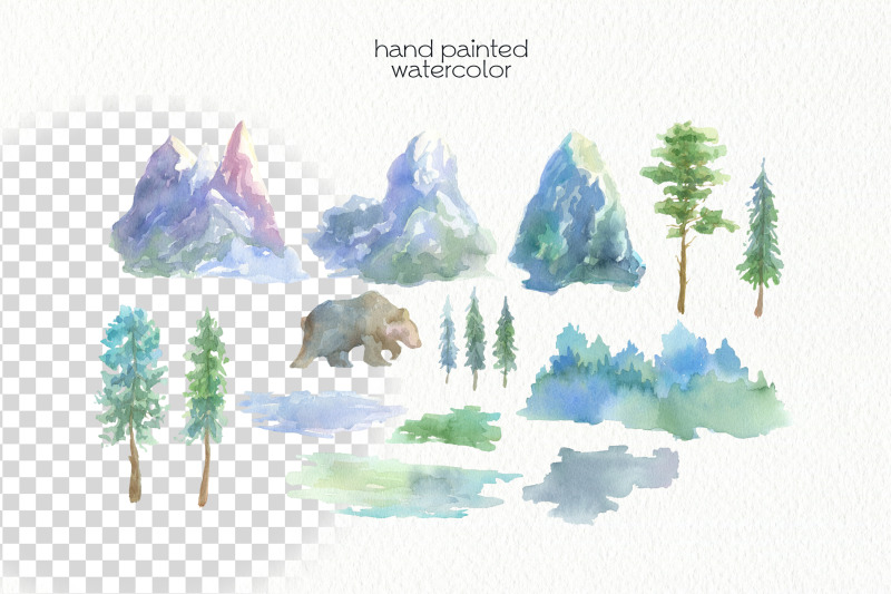 watercolor-mountains-clipart-png-files