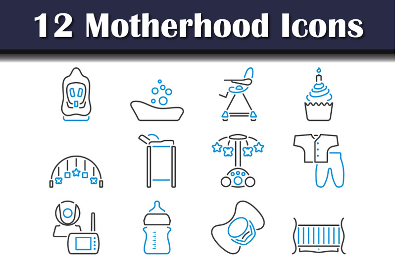 motherhood-icon-set