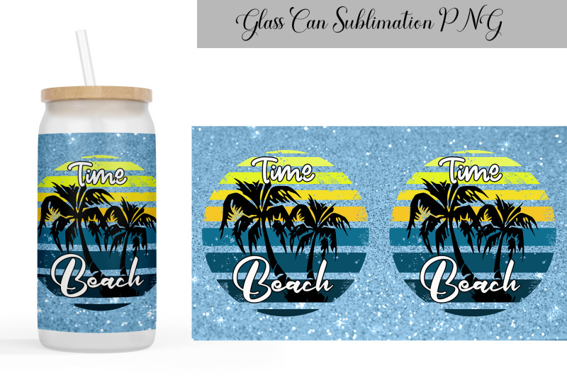 beach-libbey-can-glass-retro-sunset-glass-can