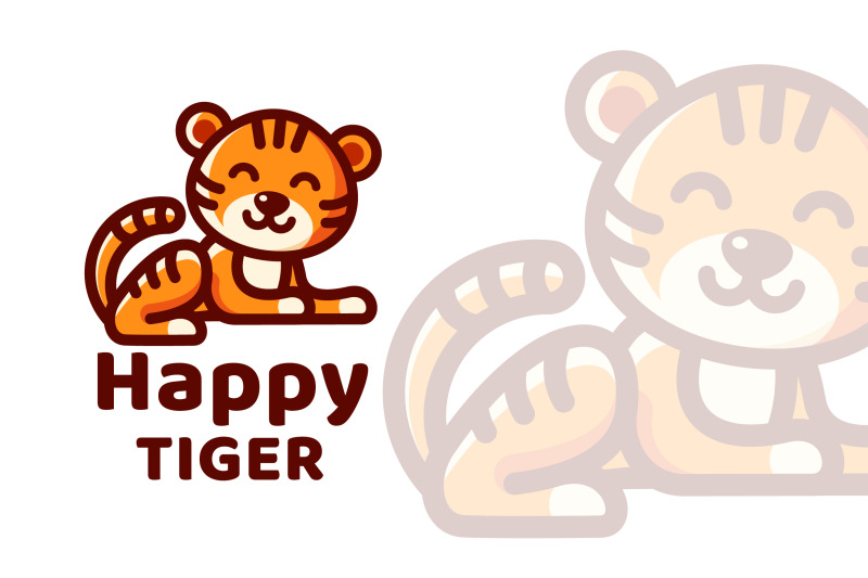 happy-tiger-cute-logo-template