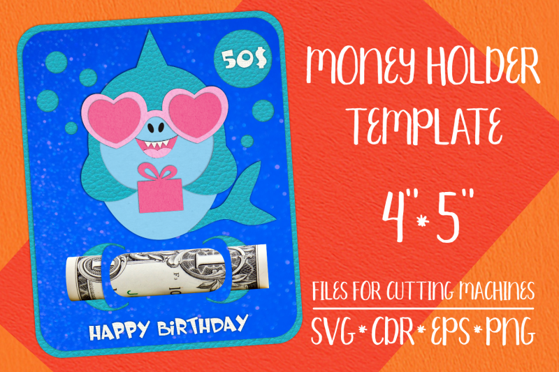 baby-shark-birthday-card-money-holder-template