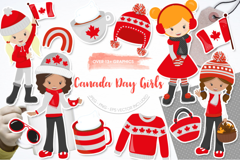 canada-day-girls