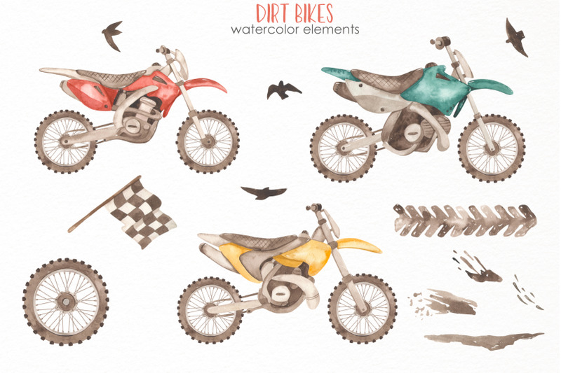 dirt-bikes-watercolor