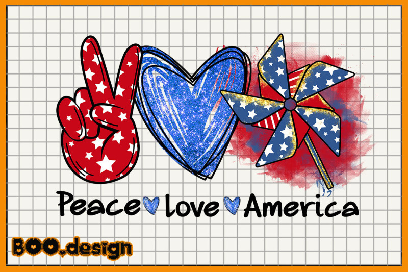 peace-love-america-graphics