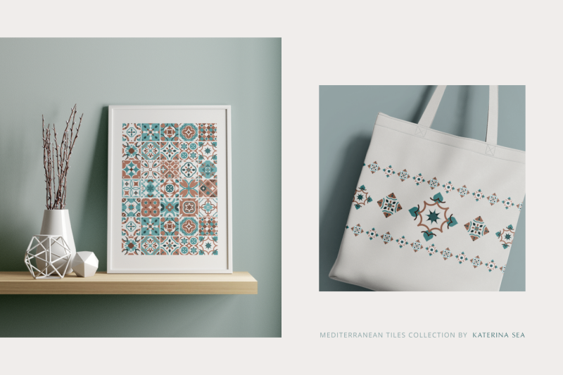 mediterranean-tiles-vector-patterns