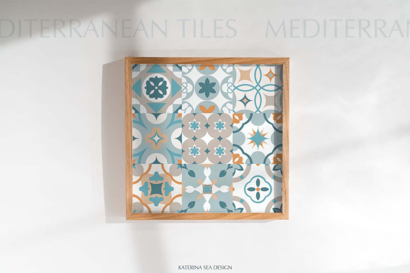 mediterranean-tiles-vector-patterns