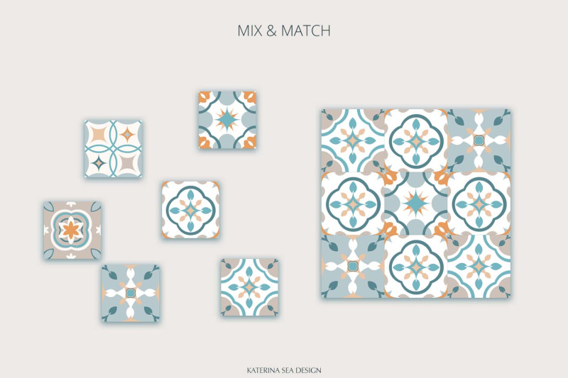 mediterranean-tiles-vector-patterns