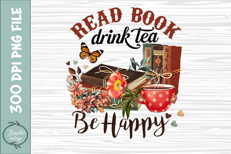 read-books-and-be-happy-book-floral-png