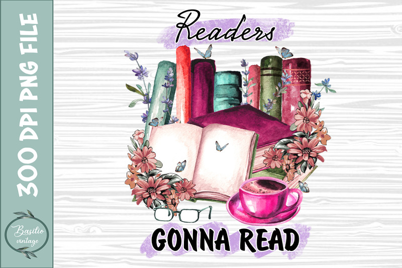 reader-gonna-read-book-floral-png