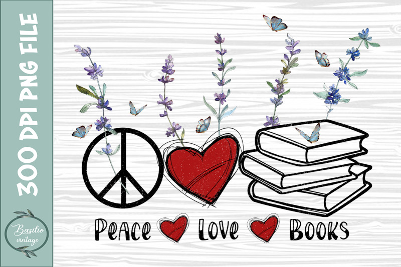 peace-love-books-reading-sublimation