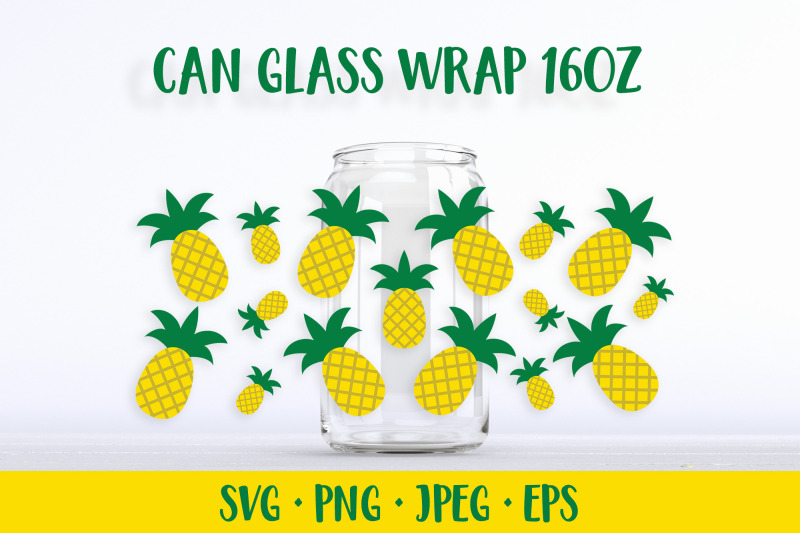 pineapple-can-glass-wrap-svg-summer-tropical-glass-can