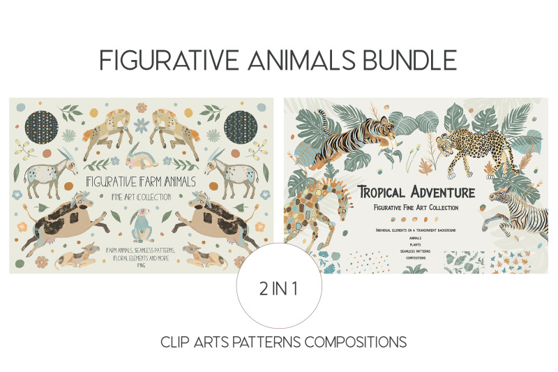 figurative-animals-bundle-2-in-1