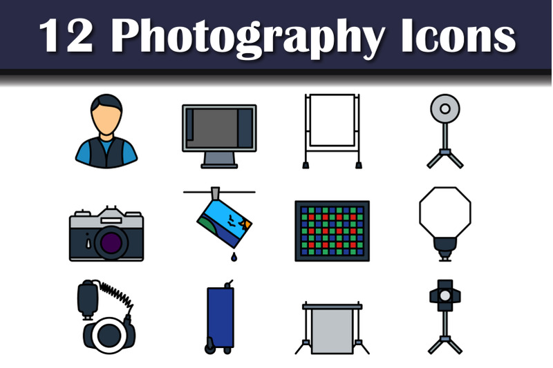 photography-icon-set