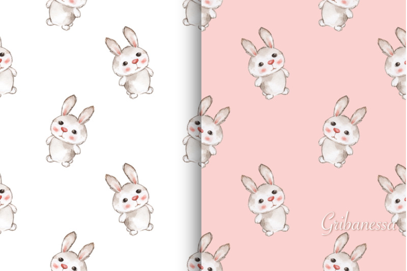cute-rabbits-seamless-delicate-patterns