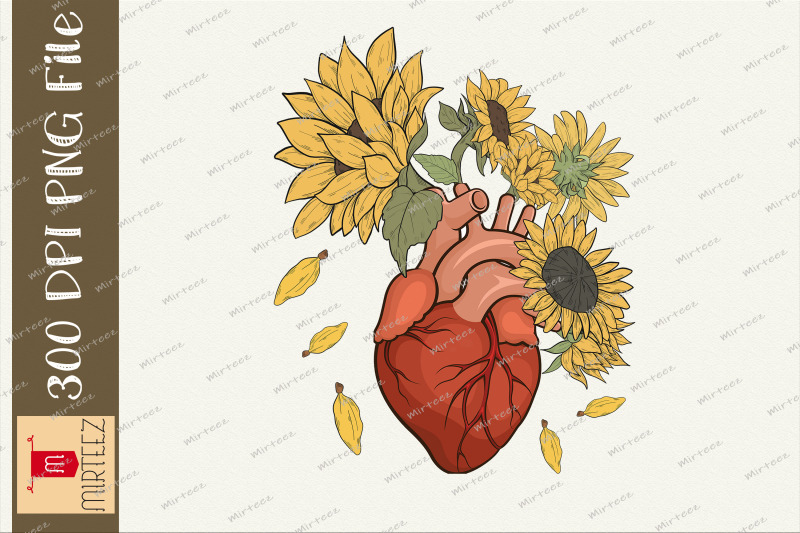 heart-jar-of-sunflower-creative-design