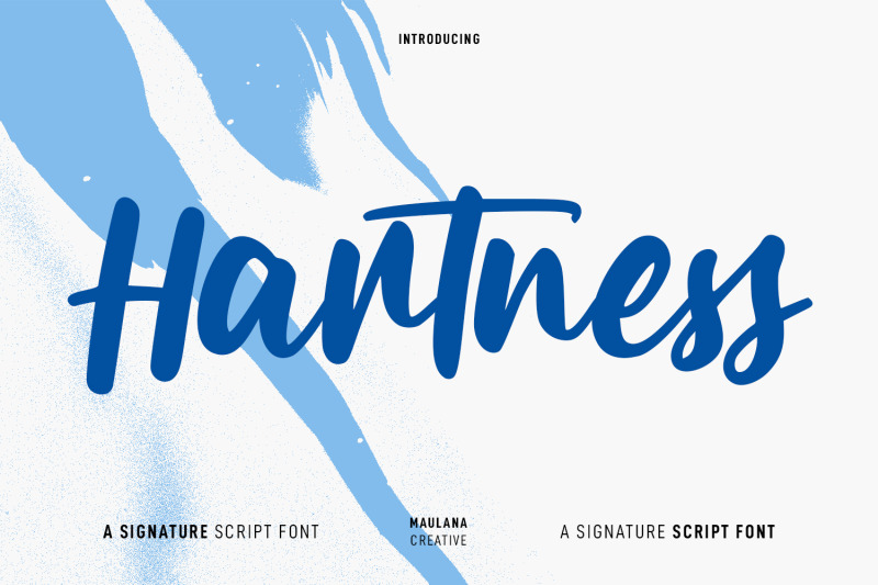 hartness-script-font