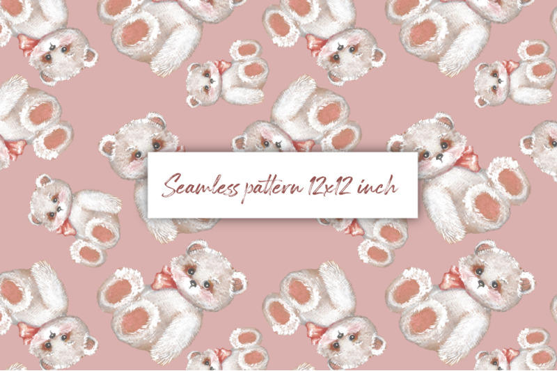 digital-paper-with-teddy-seamless-pattern-design