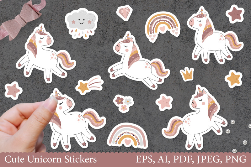 cute-unicorn-stickers-printable-stickers-cricut-design