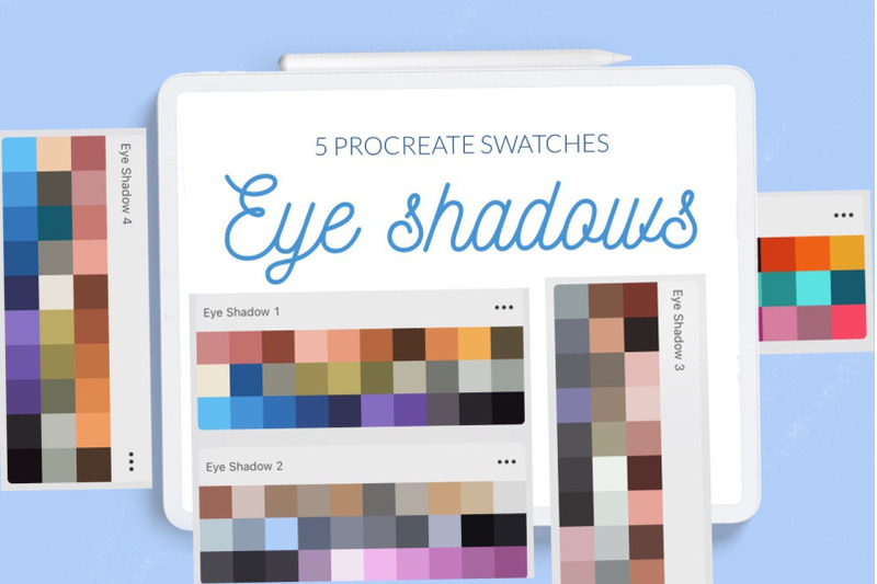 eye-shadows-color-palette-eye-procreate-makeup-swatches