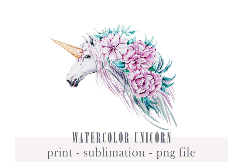 watercolor-cute-unicorn-sublimation-clipart-1-png-file