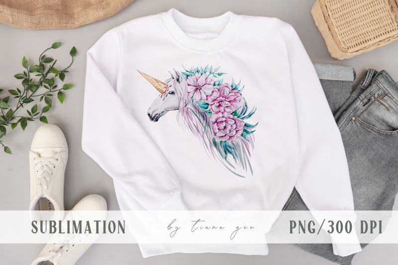 watercolor-cute-unicorn-sublimation-clipart-1-png-file