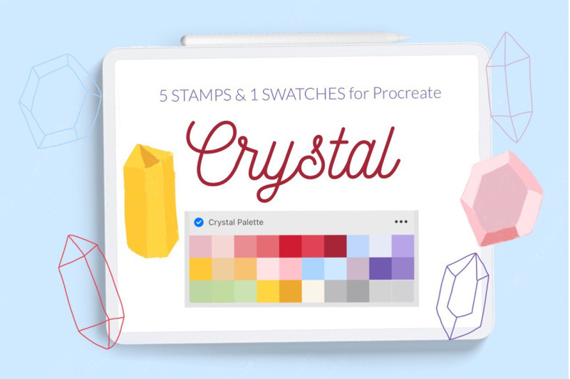crystal-procreate-swatches-crystal-stamps-for-procreate