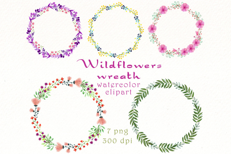 wildflower-frame-clipart-watercolor-wildflowers-wreath-png
